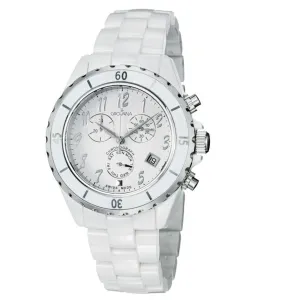 Brav 4001.9183 Grovana 4001.9183 Women's White Dial White Ceramic Chro