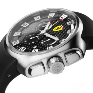 Brav FE10ACCCGFCFC Ferrari Men's  'podium' Black Fiber Dial Chronograp