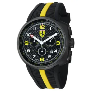 Brav FE10IPGUNCGFC Ferrari Men's  'fast Lap' Black Dial Black Strap Ch