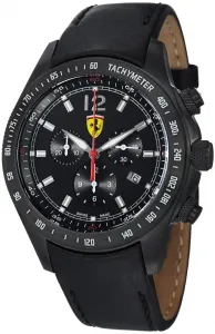 Brav FE07IPBCPBK Ferrari Men's  'scuderia' Black Dial Chronograph Quar