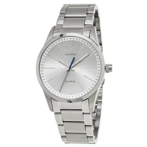 Brav K2241120 Calvin Klein Men's  'bold' Silver Dial Stainless Steel S