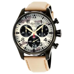 Brav AL-372MLY4FBS6 Alpina Men's Al-372mly4fbs6 'smart Timer Pilot' Ca