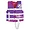 Full Throttle Purple Child Nylon Life Jacket - Coast Guard