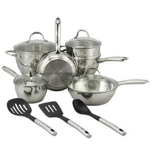 Oster Oster Ridgewell 13-Piece Stainless Steel Cookware Set