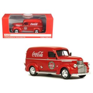 Motorcity 443045 1945 Panel Delivery Van Coca-cola Red 143 Diecast Mod