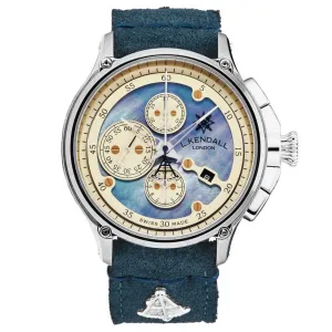 Brav K8-003B Larcum Kendall K8-003b Men's 'k8' Blue Mother Of Pearl Di