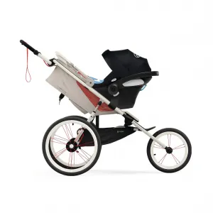 Cybex 520004343 Avi Jogging Sports Running Stroller Frame In Cream And