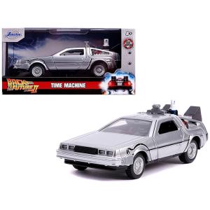 Jada JA30541 Delorean Dmc (time Machine) Silver Back To The Future Par