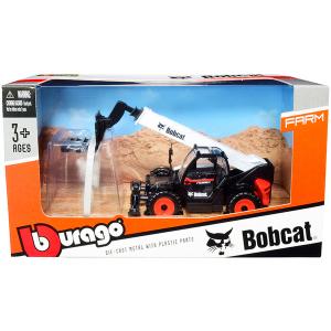 Bburago 32087 Bobcat T40.180slp Telescopic Handler With Pallet Fork Bl