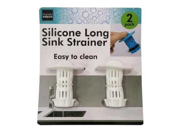 Bulk HC509 2 Pack Silicone Long Sink Strainer