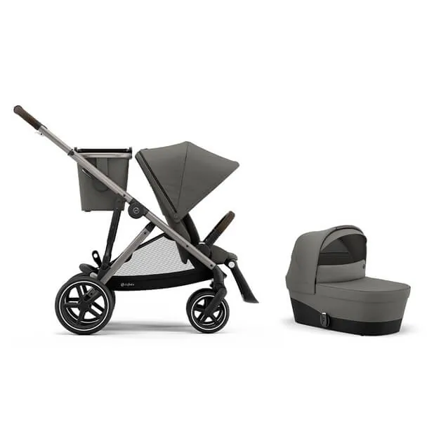 Cybex 521001545 Gazelle S Complete Stroller  Gazelle S Cot - Soho Grey