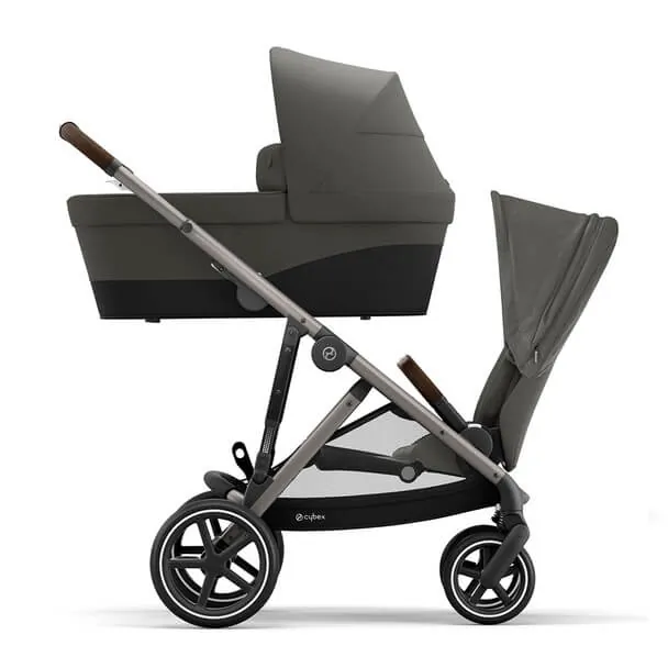 Cybex 521001545 Gazelle S Complete Stroller  Gazelle S Cot - Soho Grey