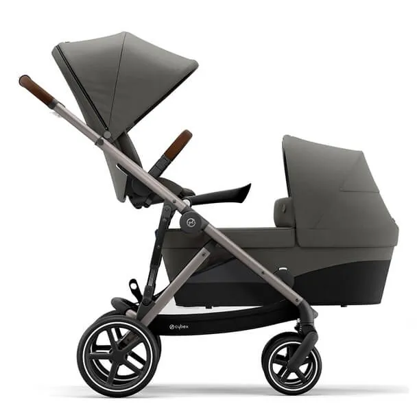 Cybex 521001545 Gazelle S Complete Stroller  Gazelle S Cot - Soho Grey