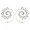 E9009.2 | Claudia G Collection Sunny Silver Spiral Earrings
