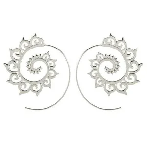 E9009.2 | Claudia G Collection Sunny Silver Spiral Earrings