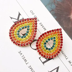 E9064 | Claudia G Collection Vibrant Rhinestone Drop