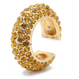 E9092.3 | Claudia G Collection Chic Yellow Rhinestone Ear