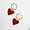 E9074 | Claudia G Collection Charming Gold Plated Red Heart