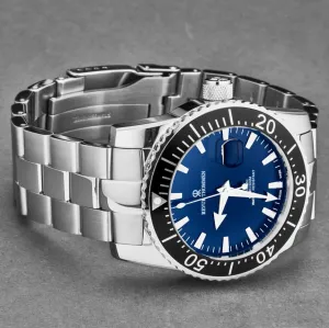 Brav 17030.2125 Revue Thommen 17030.2125 Men's 'diver' Blue Dial Stain