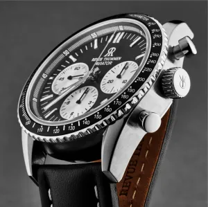 Brav 17000.6534 Revue Thommen 17000.6534 Men's 'aviator' Black Dial Le