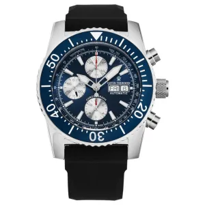 Brav 17030.6535 Revue Thommen 17030.6535 Men's 'divers' Blue Dial Day-