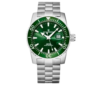 Brav 17030.2134 Revue Thommen 17030.2134 Men's 'diver' Green Dial Stai