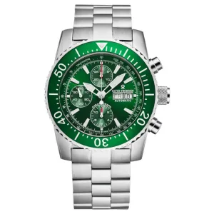 Brav 17030.6132 Revue Thommen 17030.6132 Men's 'divers' Green Dial Day