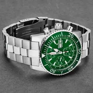 Brav 17030.6132 Revue Thommen 17030.6132 Men's 'divers' Green Dial Day