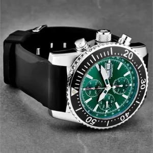 Brav 17030.6522 Revue Thommen 17030.6522 Men's 'air Speed' Green Dial 