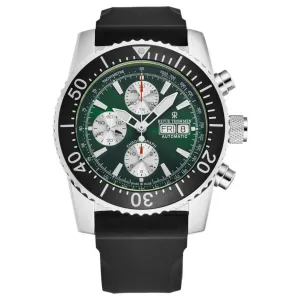 Brav 17030.6521 Revue Thommen 17030.6521 Men's 'divers' Green Dial Day