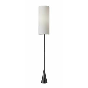 Homeroots.co 372653 Dramatic Floor Lamp Bell Shaped Base In Black Nick