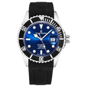 Brav 17571.2823 Revue Thommen 17571.2823 Men's 'diver' Blue Dial Rubbe