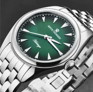 Brav 21010.2134 Revue Thommen 21010.2134 Men's 'heritage' Green Dial S