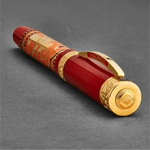 Brav 735ST03F Visconti  'erotic Art' Kamasutra 18k Gold Fine Nib Fount