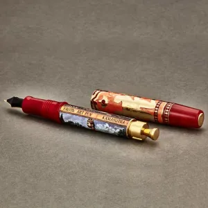 Brav 735ST03F Visconti  'erotic Art' Kamasutra 18k Gold Fine Nib Fount