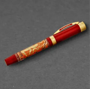 Brav 735ST03M Visconti  'erotic Art' Kamasutra 18k Gold Medium Nib Fou