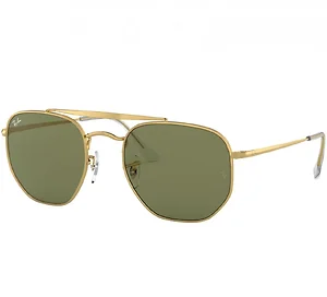 Glop Ray-Ban RB3648-001/4E Unisex Polished Gold Hexagonal