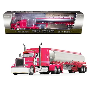 69-1001 | First Gear Peterbilt 379 Pink Mid-Roof Cab with