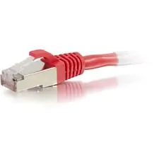 C2g 00849 -8ft Cat6 Snagless Shielded (stp) Network Patch Cable - Red 