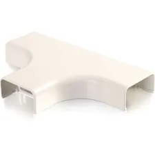 C2g 16105 Wiremold Uniduct 2900 Bend Radius Compliant Tee - Fog White 