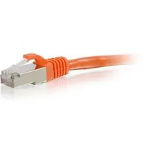 C2g 00876 -1ft Cat6 Snagless Shielded (stp) Network Patch Cable - Oran