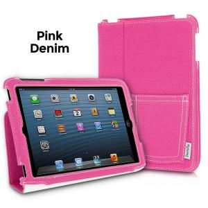 Xtrememac IPDN-MFD-33 Microfolio Case For Ipad Mini, Pink Denim