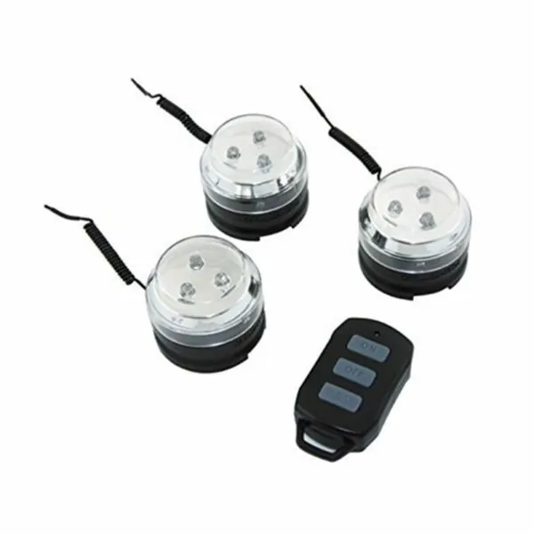 Swiss LPCSBK-3 Swiss+tech Led Light Pod System With Remote Control, 3 