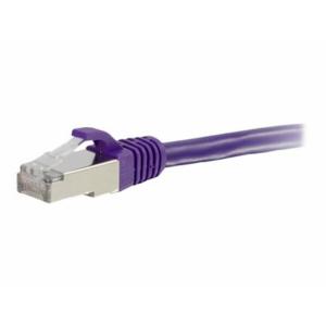 C2g 00899 3ft Cat6 Ethernet Cable - Snagless Shielded (stp) - Purple -