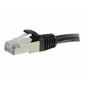 C2g 814 7ft Cat6 Ethernet Cable - Snagless Shielded (stp) - Black - Pa