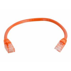 C2g 00957 6in Cat6 Ethernet Cable - Snagless Unshielded (utp) - Orange