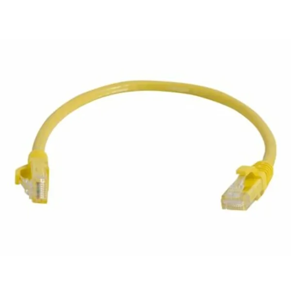 C2g 00956 6in Cat6 Ethernet Cable - Snagless Unshielded (utp) - Yellow