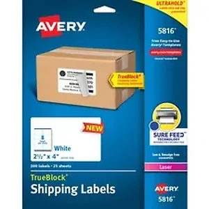 AVE 5816 | Avery Dennison Avery® TrueBlock Shipping Labels