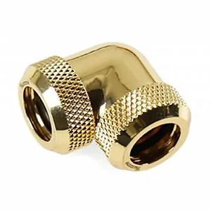 TWT90KNS-K12 | Barrow 12mm 90 Degree Elbow Gold Dual Female