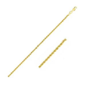 Unbranded 35602-16 2.0mm 14k Yellow Gold Light Rope Chain Size: 16''